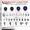 Service Caster 4'' Solid Poly Swivel 1-3/8'' Expanding Stem Caster with Brake SCC-EX20S414-SPUS-TLB-138 - alternate 3